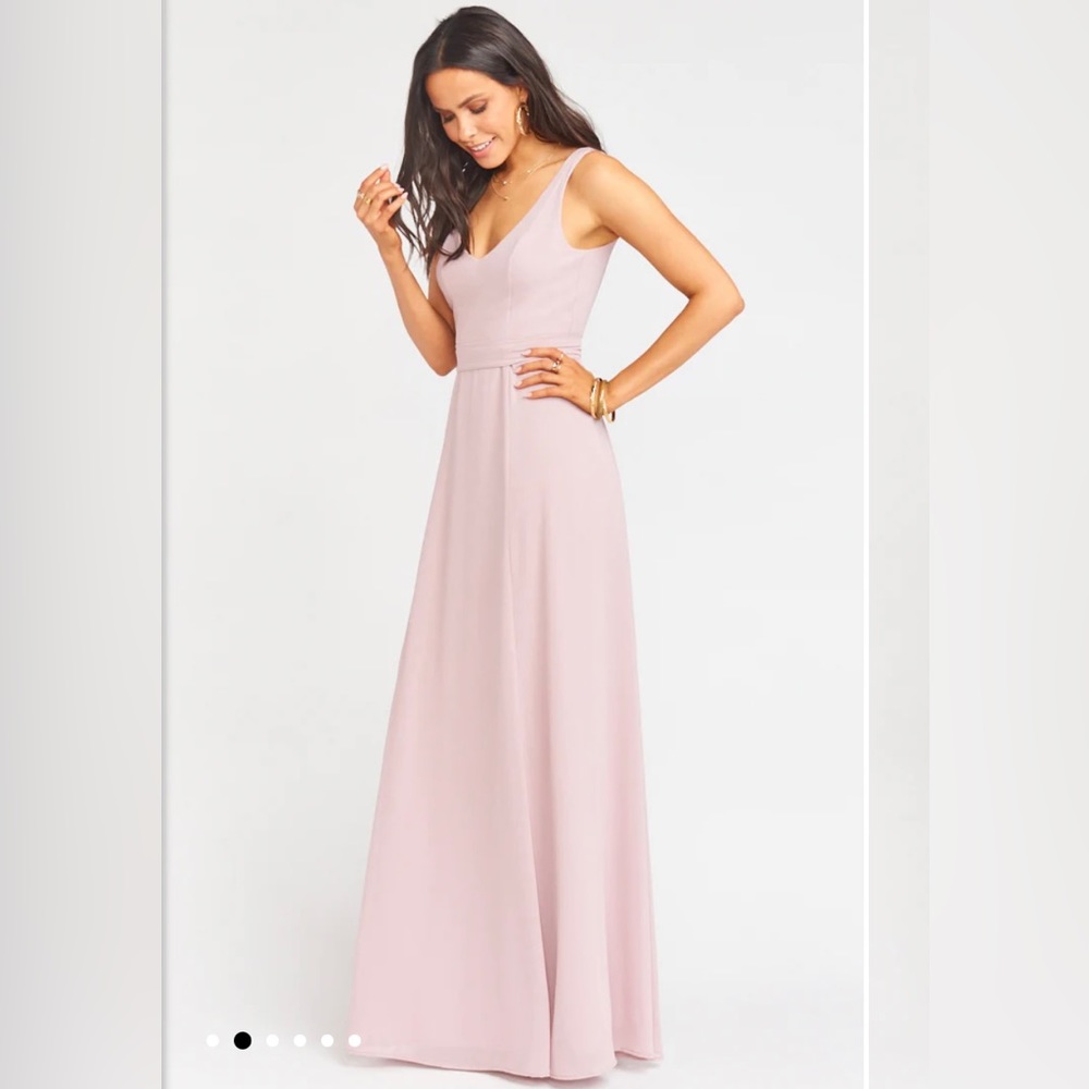 Brand New Neutral Mauve Chiffon Jenn Maxi Dress by Show me your mumu